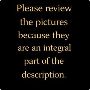 Gold Text on Black Background Notice Sign